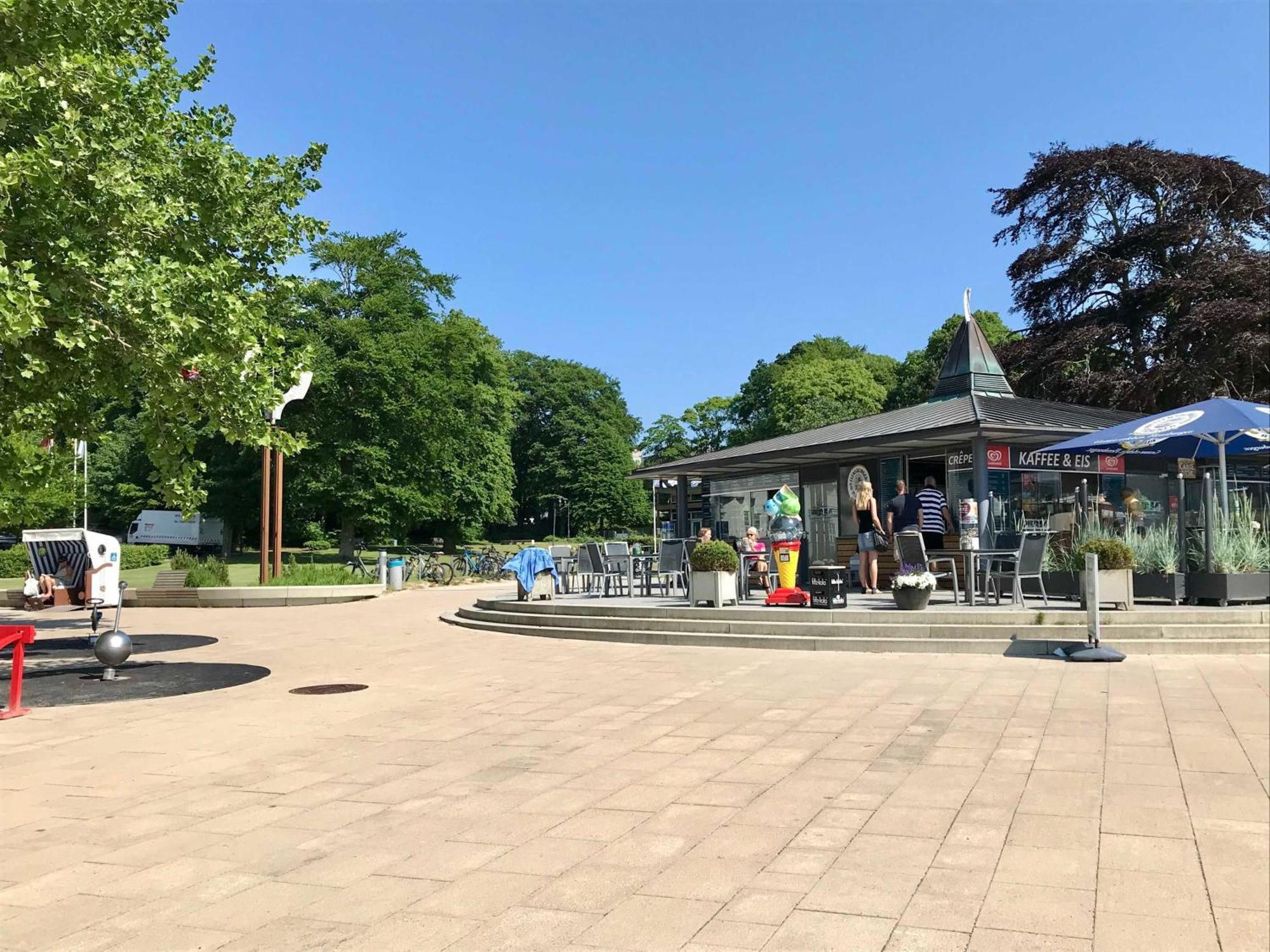 Ferienwohnung Skowronek Am Kurpark Glücksburg Esterno foto