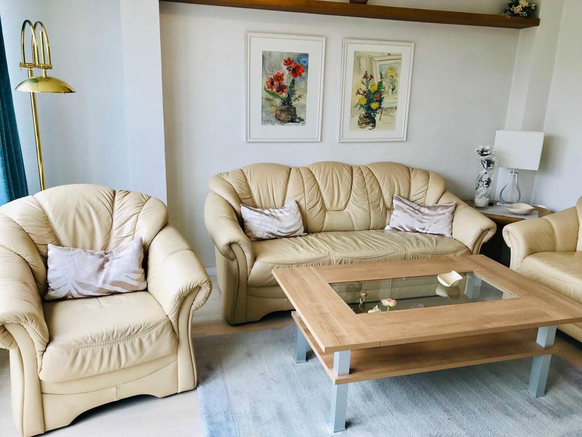 Ferienwohnung Skowronek Am Kurpark Glücksburg Esterno foto