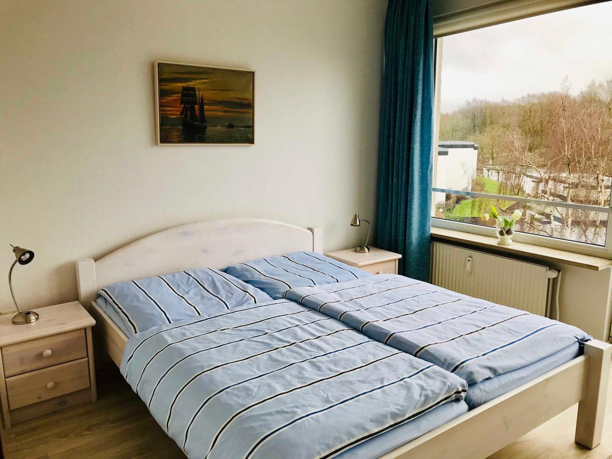 Ferienwohnung Skowronek Am Kurpark Glücksburg Esterno foto