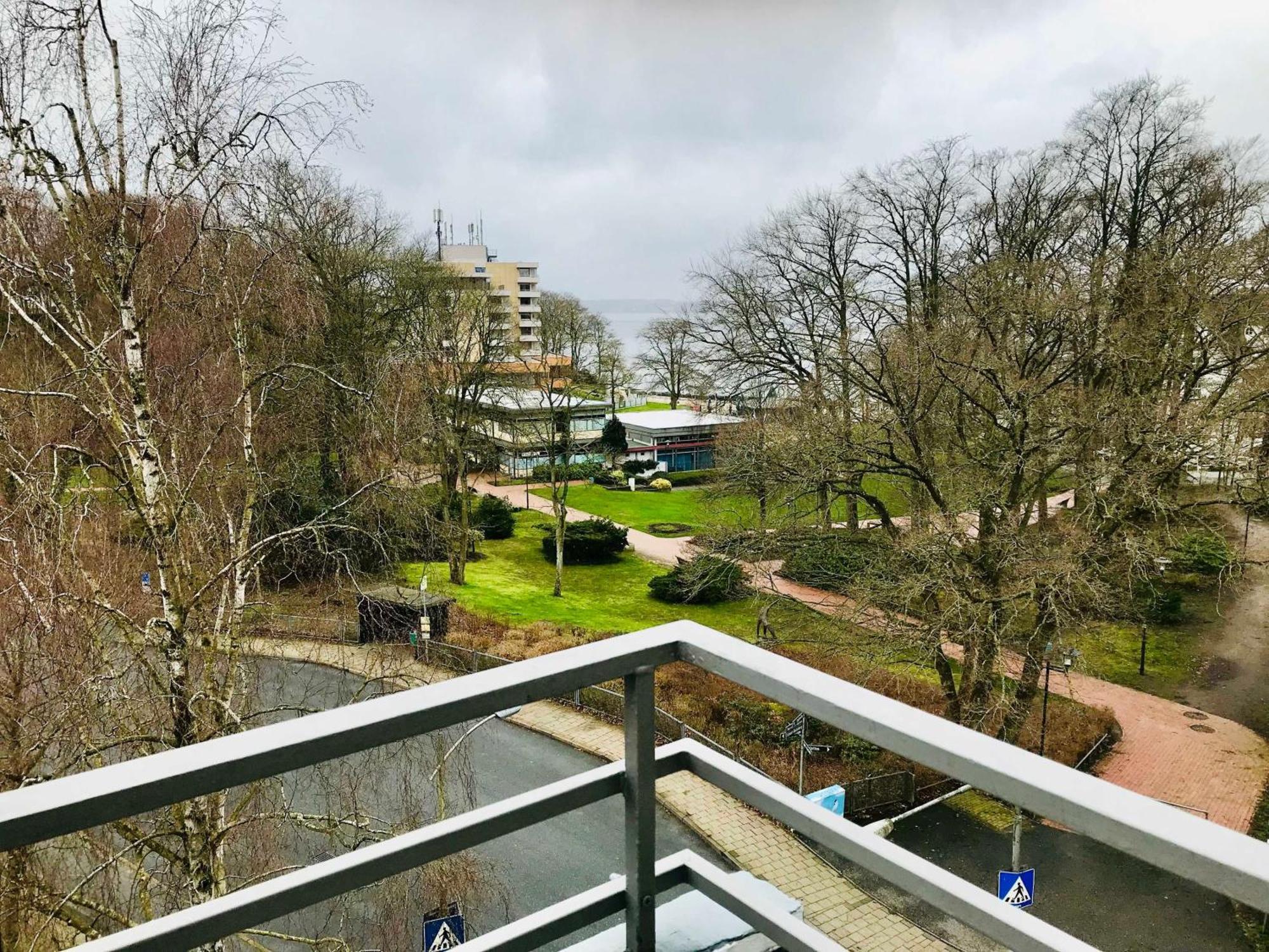 Ferienwohnung Skowronek Am Kurpark Glücksburg Esterno foto