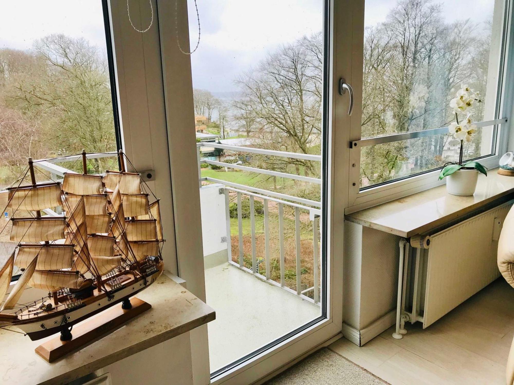 Ferienwohnung Skowronek Am Kurpark Glücksburg Esterno foto